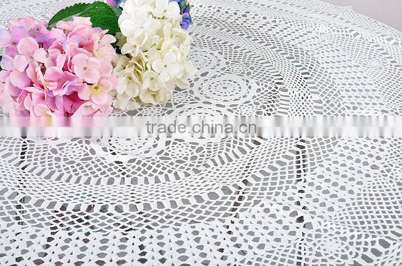 CROCHET PVC TABLECLOTH-ZT-762 RD90CM