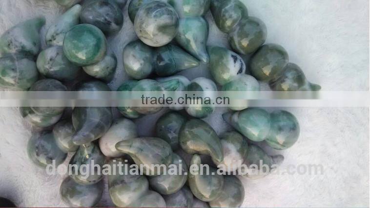 Wholesale Natural Rock Quartz Green Aventurine Gourd as Gift