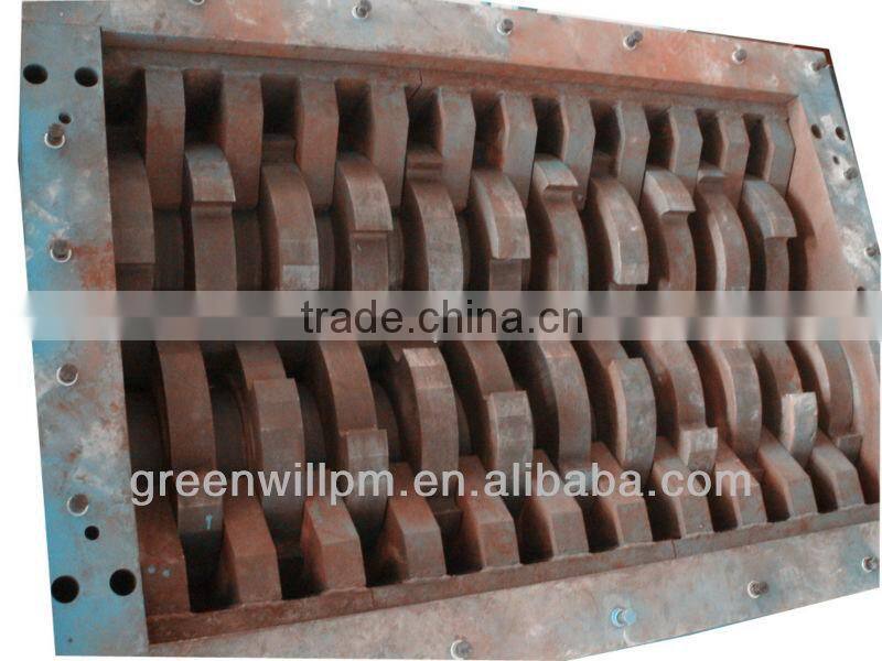 double shaft crusher