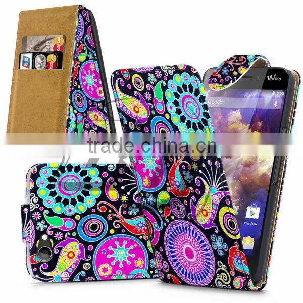 For Wiko Highway Sings High Quality Print Flip PU Leather Case Cover Moible Phone Case
