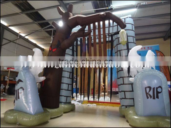 Outdoor Halloween Decorative Arches/ Inflatable Graveyard Archway