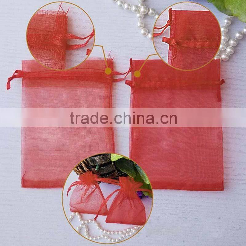In Stock Mixed Color Wedding Favour Wholesale Gift Organza Bags Pouch