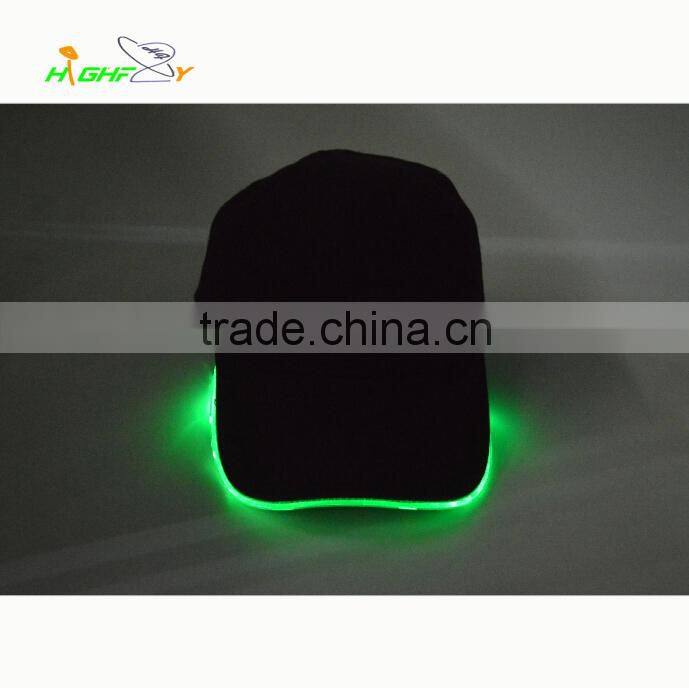 2015 Hot selling cheap promotional LED baseball cap with LED light hat