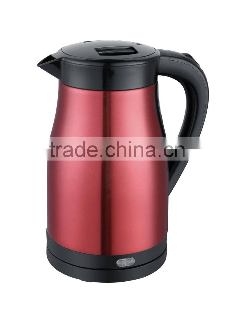 360 Degree Rotational Base stainless steel kettle hot sale in european, inida, saudi arabia, germany market