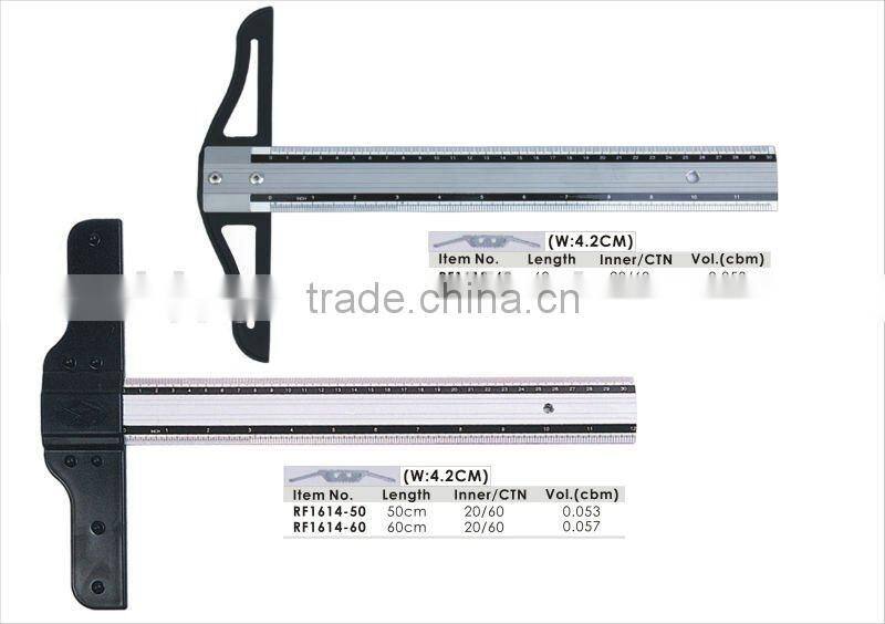 Hot Sale T-Shape 50/60cm Aluminium Ruler
