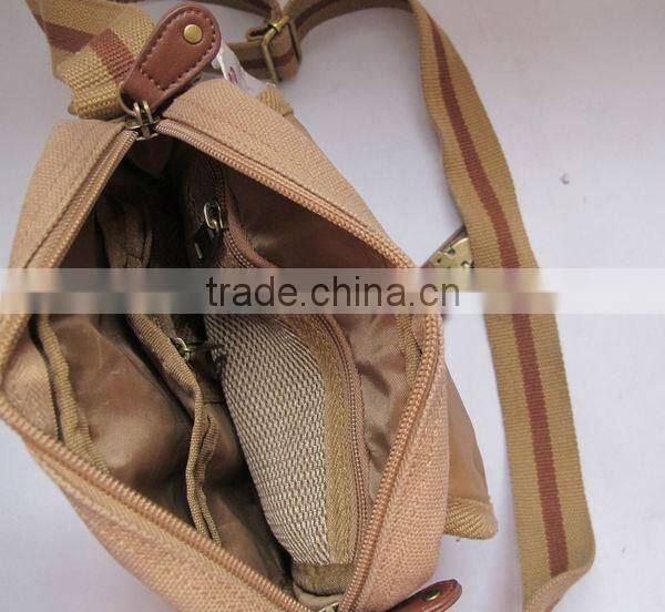 2013 canvas bag leisure small shoulded bag