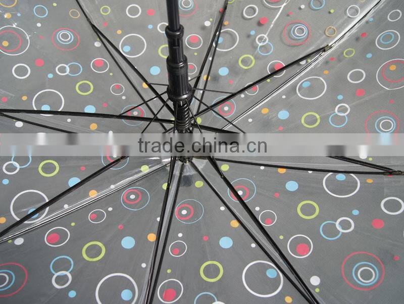 kids childildren's clear transparent umbrella, advertising clear umbrella for sale