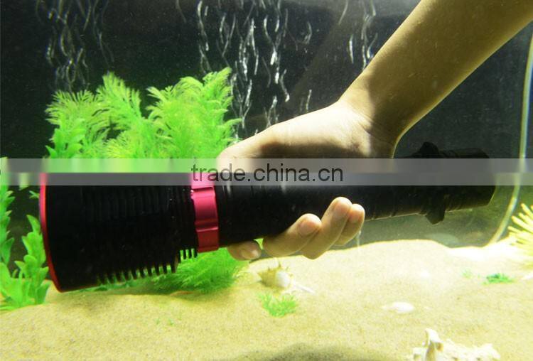 2016 led underwater fishing light DF010 with 1* CREE XHP70 Led light, 1600LM, use 2pc 26650 rechargeable Battery!