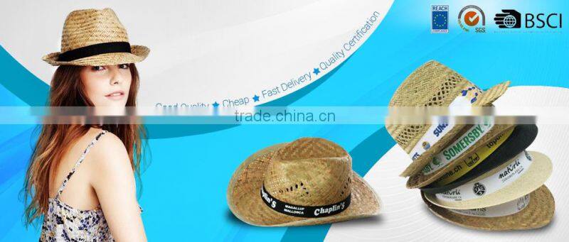 2016 new fashion summer large brim beach sun womens hats ladies black and white stripes floppy straw hat