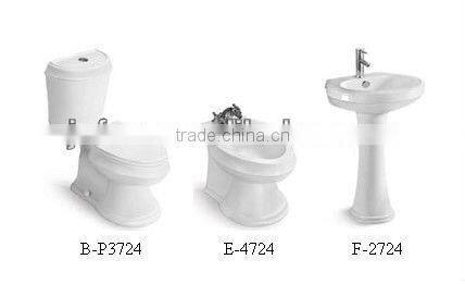 3018 Fashionable Western Washdown Two Piece Toilet dual flush toilet adjustable P-TRAP toilet cubicles size
