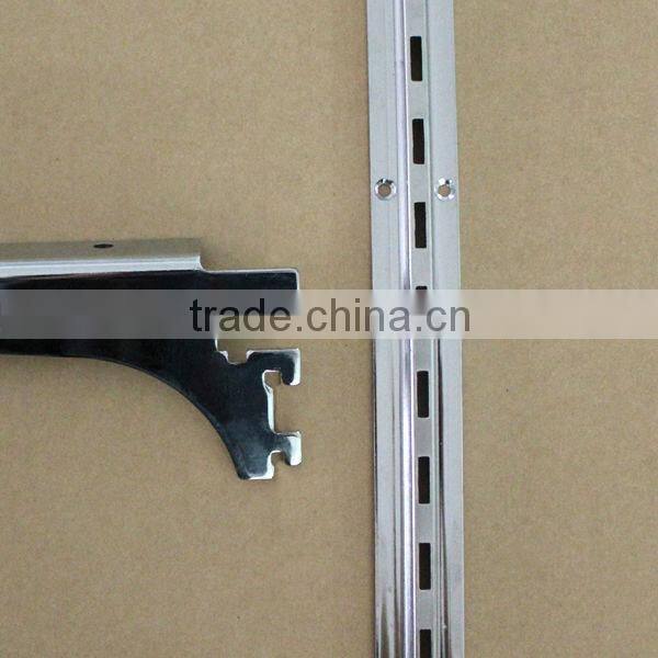 Chrome plating single slot upright,Wall Display Shelf Channel