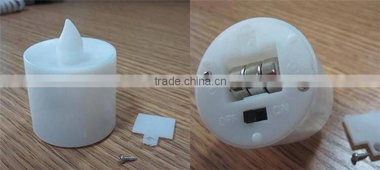 LED Lytes Flameless Candles, Multi Color Option Battery Operated Set of 3 Ivory Wax and Remote