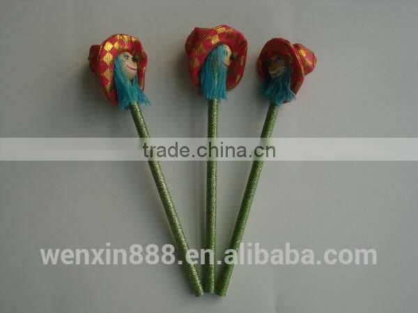 factory price wholesale promotional stationery gifts wooden puppet pencil
