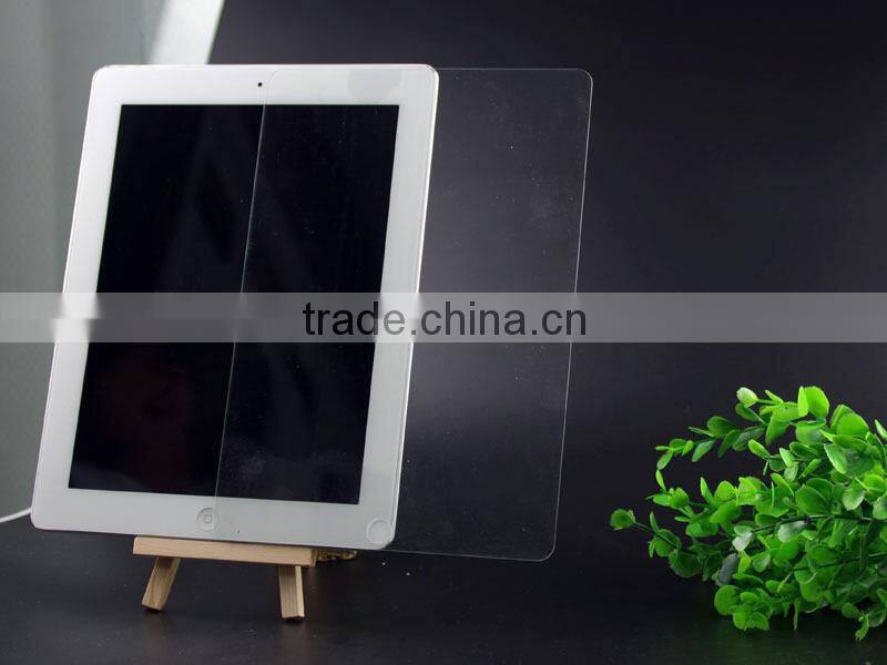 high quality anti-scratch and anti-fingerprint tempered glass screen protector for ipad
