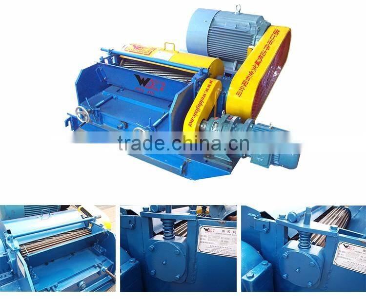 High-performance natural rubber shredder creper rubber used tire shredder