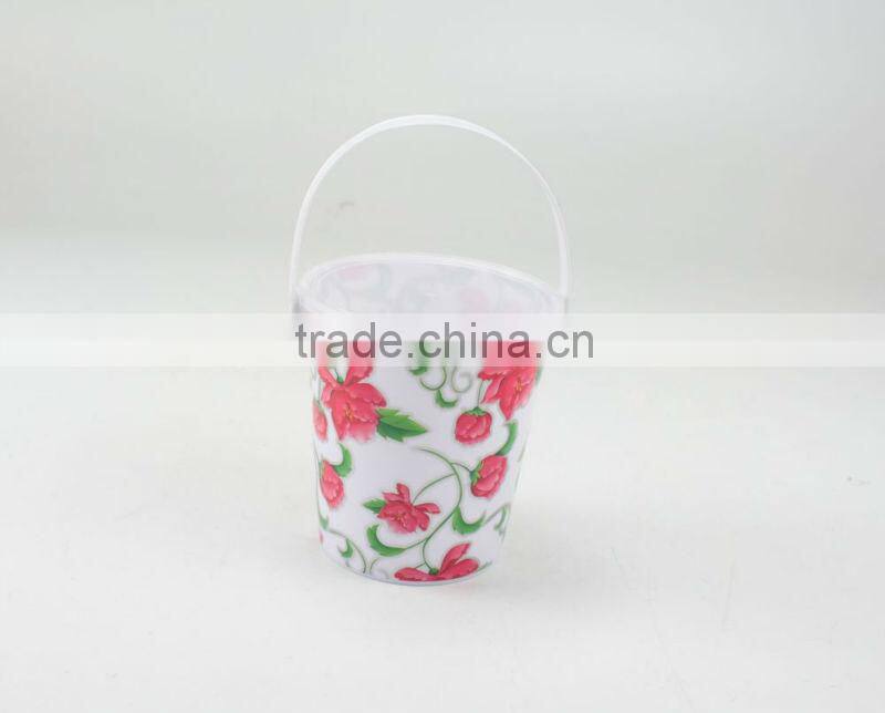 plastic fruit and baby bucket