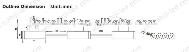 12mm pixel point programmable LED