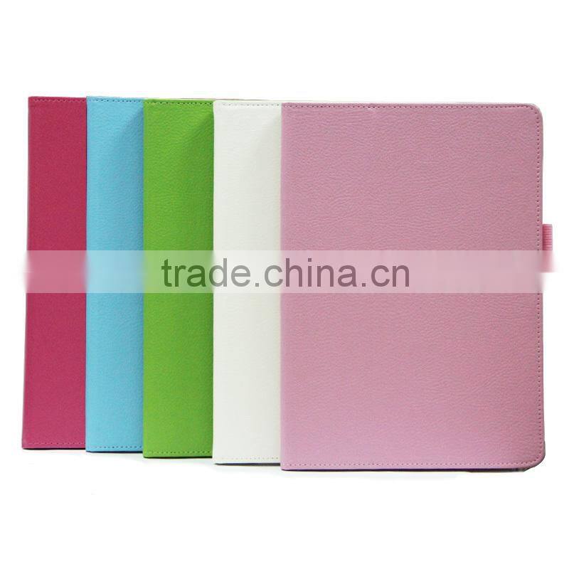 New Product Lichee Pattern For iPad Air Leather Case,Smart Leather Cover For Apple iPad Air With Stand