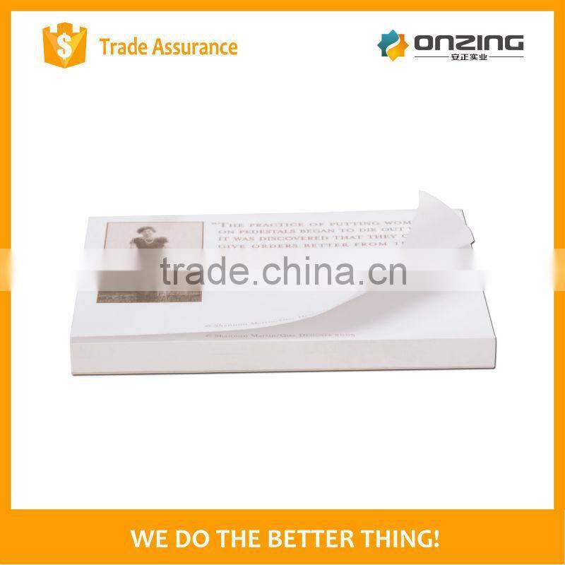 Custom logo printed stationery small pads of paper sticky note