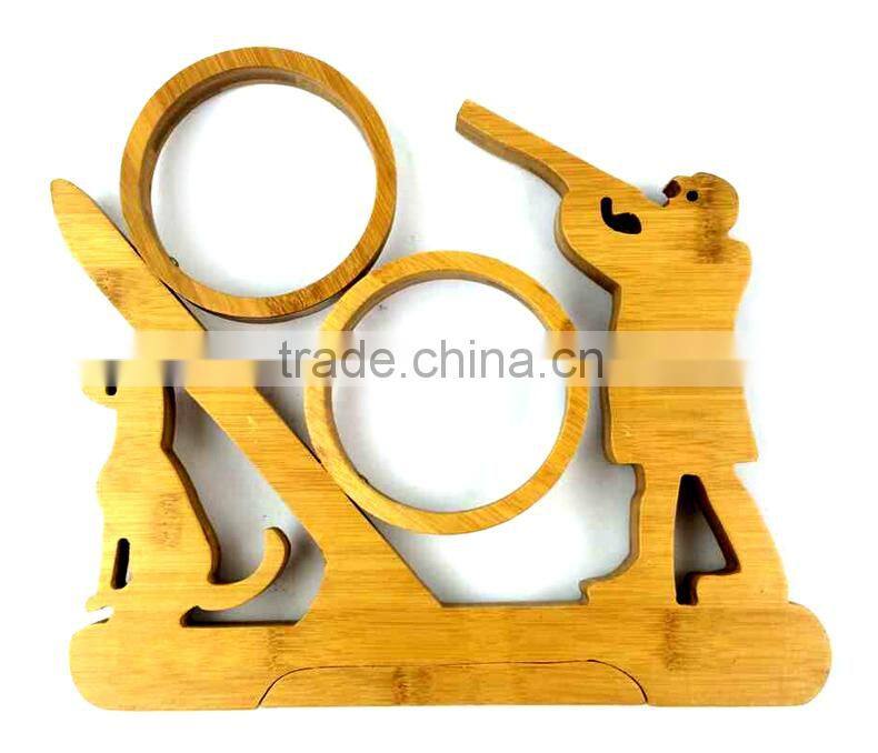 WR024/ 2015 home decor wooden wine rack wood single bottle display rack professional design wine rack FDA SGS LFGB