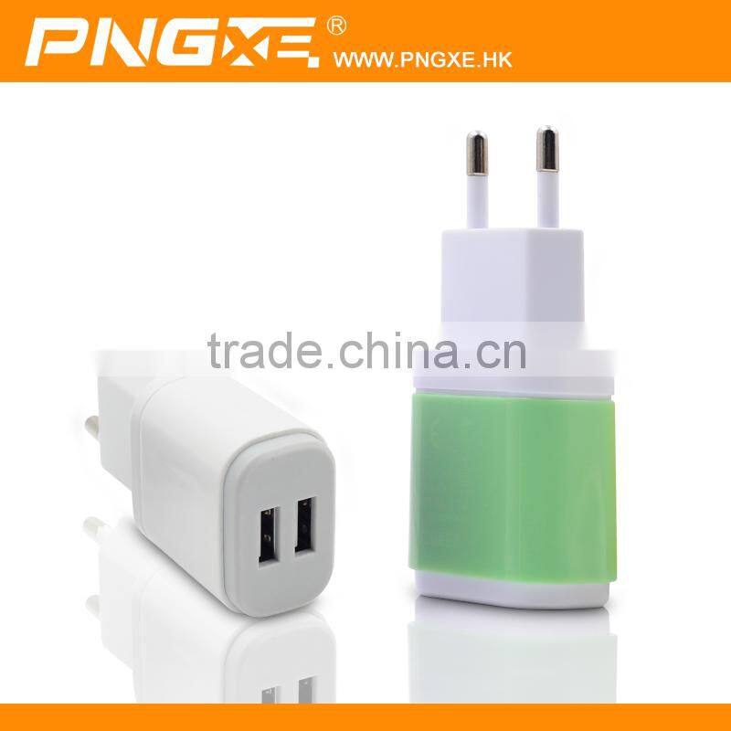 wholesale high quality two usb charger for Samsung Galaxy s5 s6