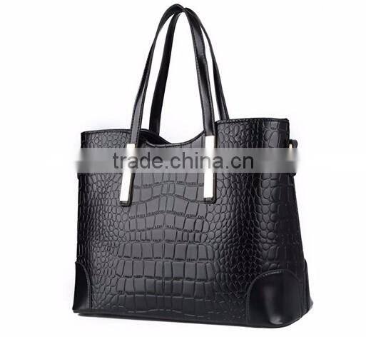 Boshiho new arrival item Faux Crocodile Leather woman lady handbag