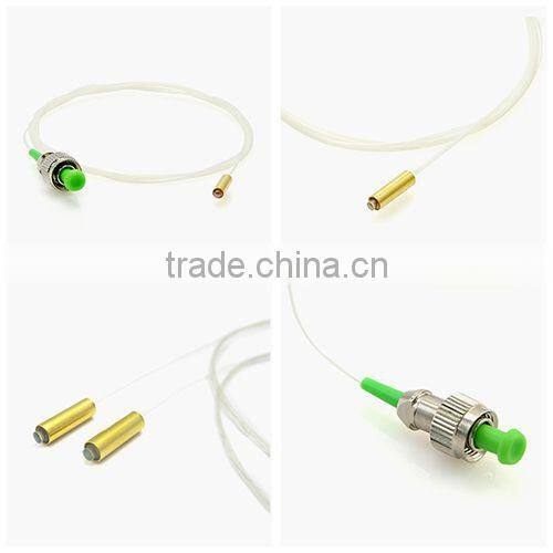 2 M Single Fiber 850nm C-lends Gold-plated Tube Premium Fiber Collimator 5mm WD 250um fiber optic collimator OEM factory