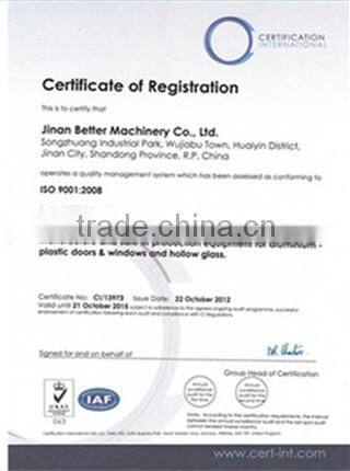 Single Crimping Tooling Aluminium Window Frame Making Machine