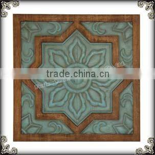 Well-know well-designed rusty wall plaque