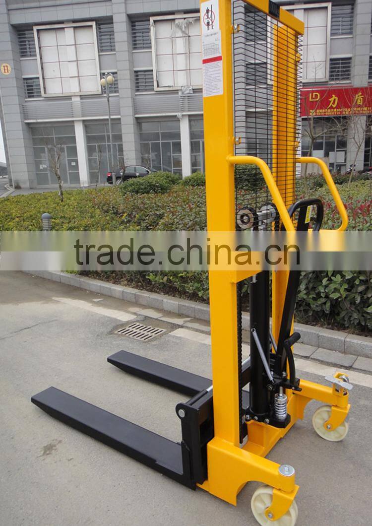 500kg, lifting height 1600mm used manual stacker