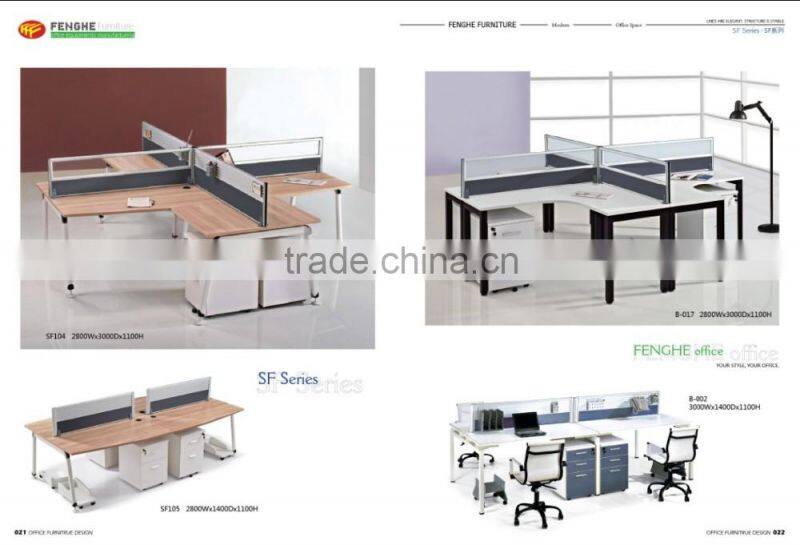 China office furniture office wooden table call center workstations