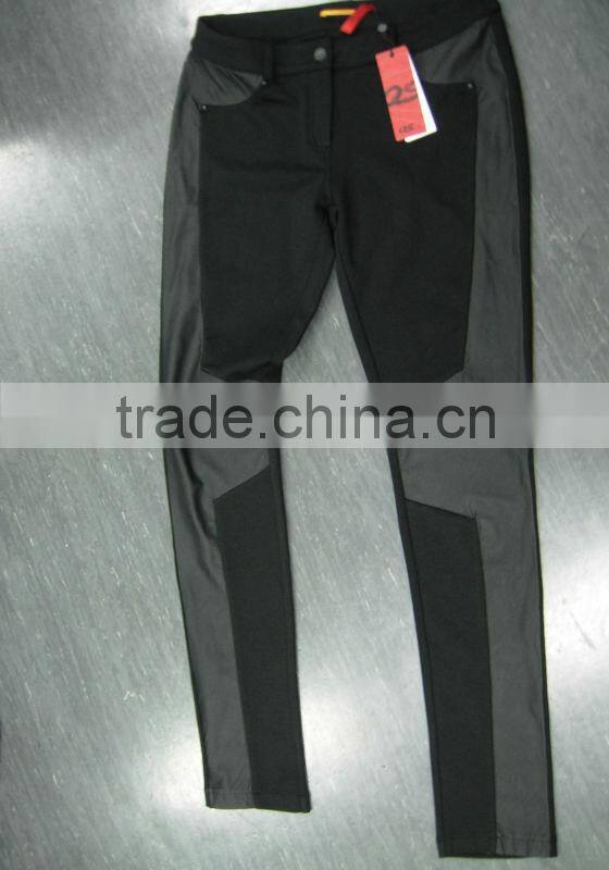 2014 new design black and grey long pants/casual pants/women pants/made in china