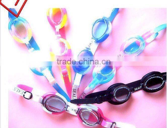 2012 sport silicone swimming glasses with top quality