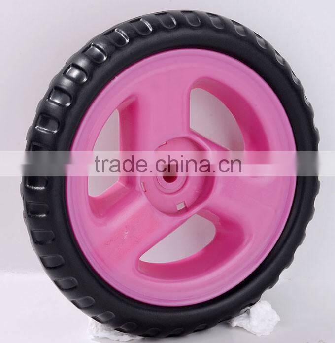 Wheels for supermarket trolley, eva foamed shopping trolley wheel 6 inch