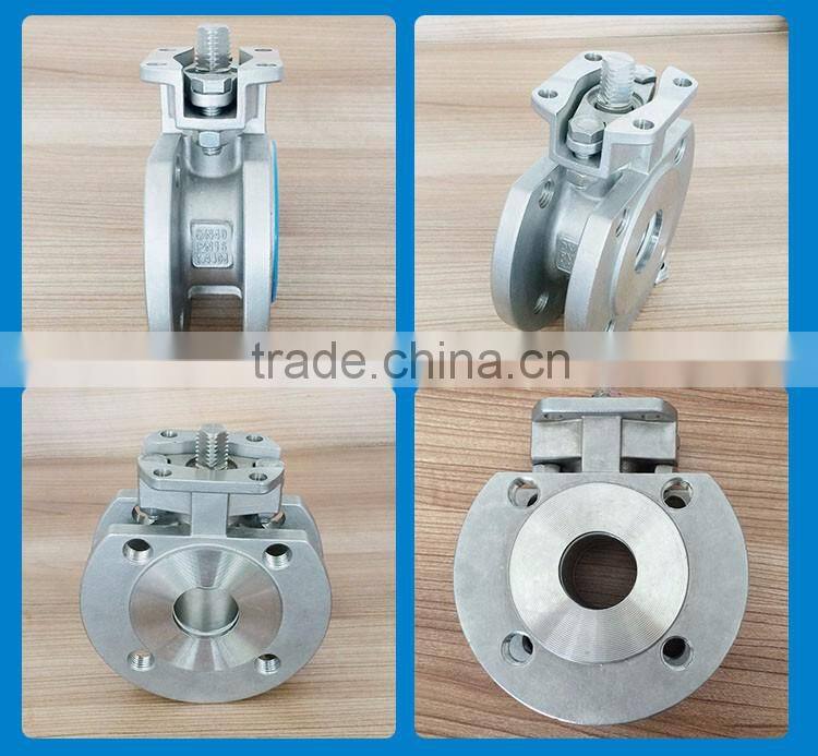 Industry manufacture big size flanged ball valve for cement