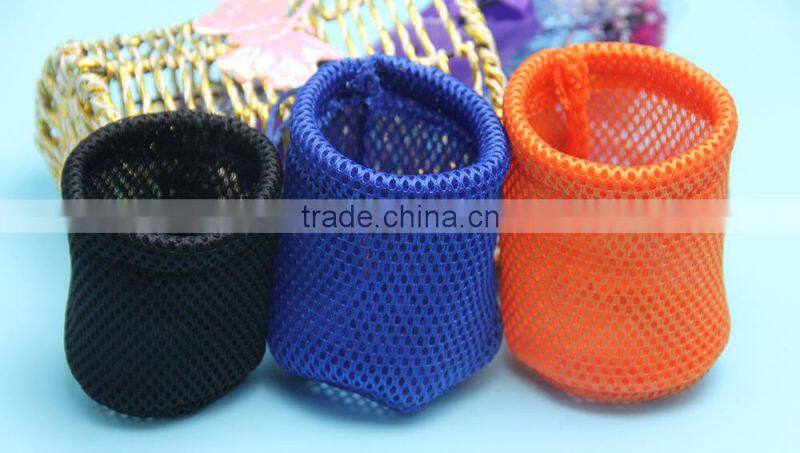 2015 hot selling customized size sandwich nylon mesh for pyramid tea bag nylon mesh tea bag for sale