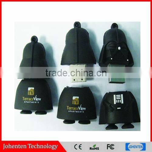 PVC material longevity custom usb stick custom logo memory flash drive