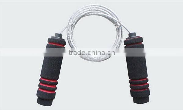 2016 New Product Sliming Weighted Fitness Steel Wire Gym Jumping Rope Skipping Rope