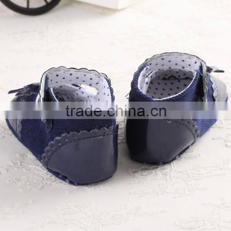 handmade custom colorful wholesale shoes girls with pu baby shoe