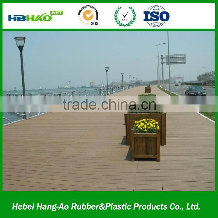 Fashion style outdoor solid wpc decking
