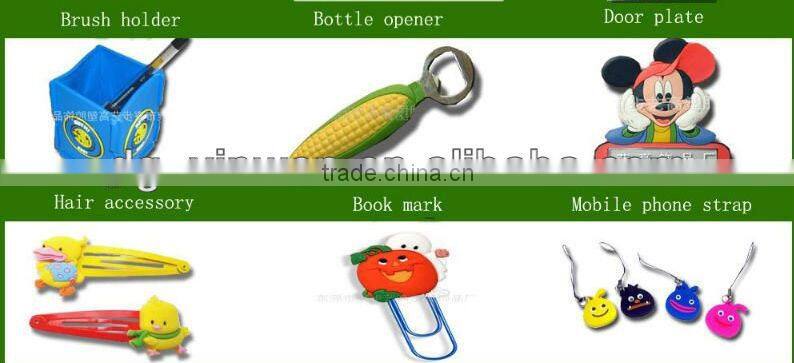 High quantity 3d soft pvc cute spoon cover