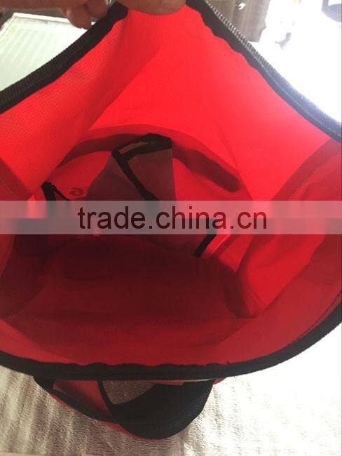 PVC tarpaulin dry backpack trekking bag with double shoulder straps(DYB16-005)