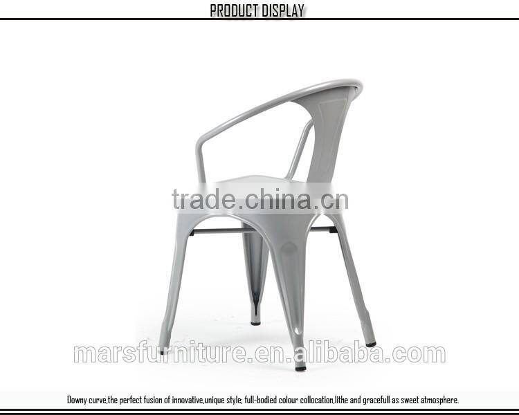 Modern design restaurant metal chair