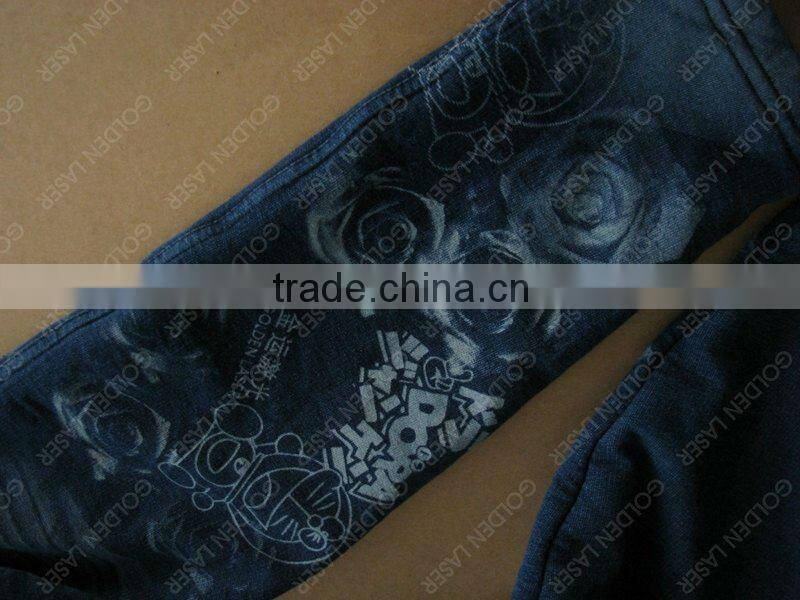 Germany Galvo Head Denim Jeans Laser Engraving Machine