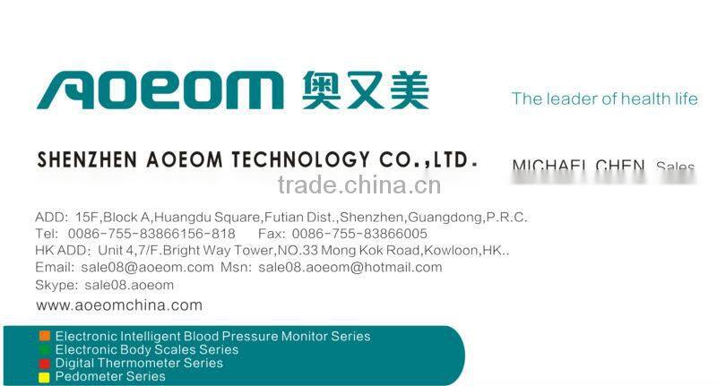 English/Russian/Greek/French/German/Spanish talking full automatic blood pressure monitor