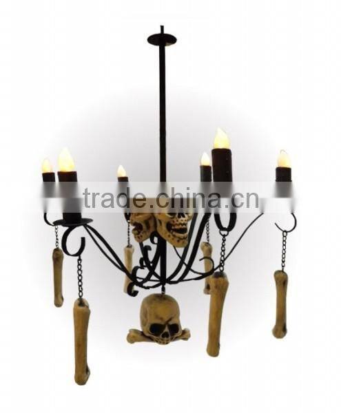 Halloween skull light up pendant lamp for halloween decor