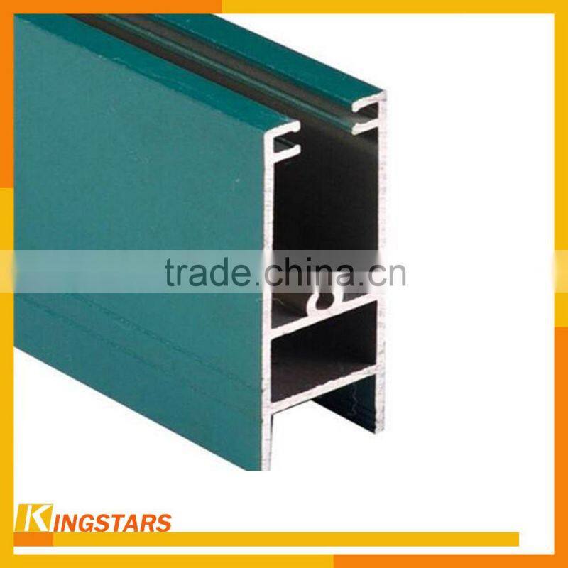 aluminum profile section aluminum curtain wall powder coating
