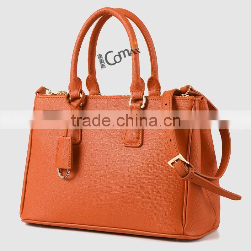 Fashion shiny gold 28mm metal strap bag clip buckle