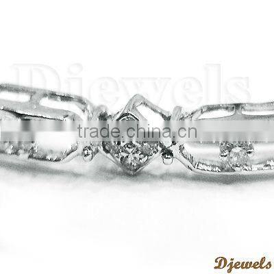 White Gold Diamond Bangles, Diamond Wedding Bangles, White Gold Jewelry