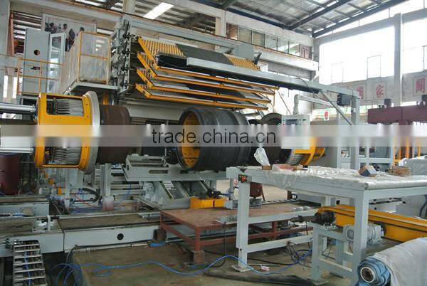 Radial agricultural tire building machine